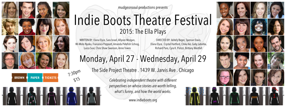 Indie Boots Theatre Festival 2015: The Ella Plays postcard